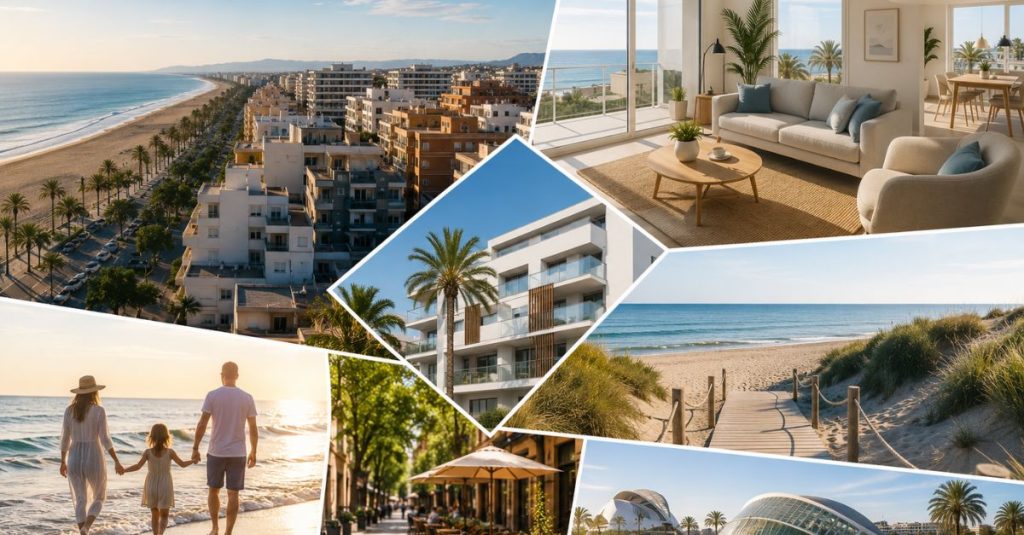 ¿Dónde comprar una vivienda cerca de la playa en Valencia?