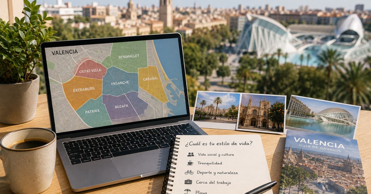¿Cuáles son las mejores zonas para vivir en Valencia según tu estilo de vida?
